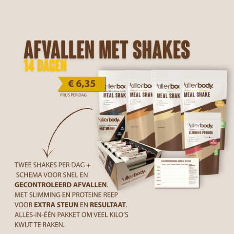 Afvallen met shakes 14 dagen nl en de