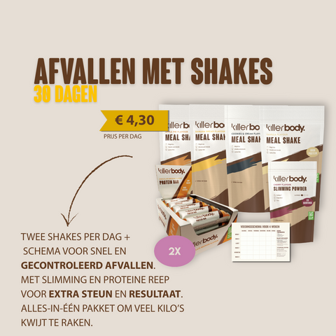 Afvallen met shakes 30 dagen nl en de