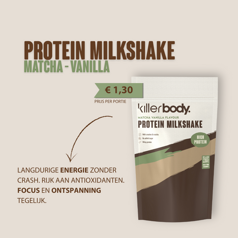 Protein Milkshake - Matcha Vanilla nl Protein Milkshake - Matcha Vanilla en Protein Milkshake - Matcha Vanilla de