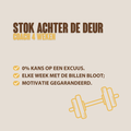 Stok achter de deur coach 4 weken