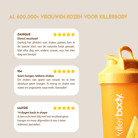 Afvallen met shakes 14 dagen nl en de 