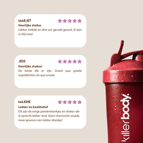 Meal Shake apple pie nl de en 
Meal Shake banana bread nl de en
Meal Shake cookies & cream nl de en
Meal Shake vanilla nl de en