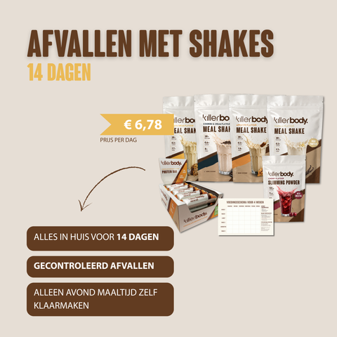 Afvallen met shakes 14 dagen nl en de 