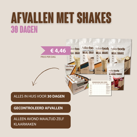 Afvallen met shakes 30 dagen nl en de