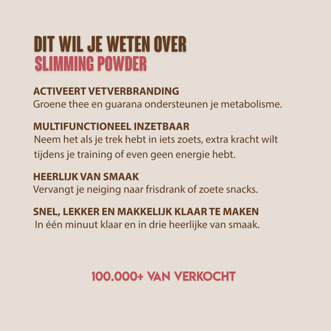 Slimming powder raspberry nl en de