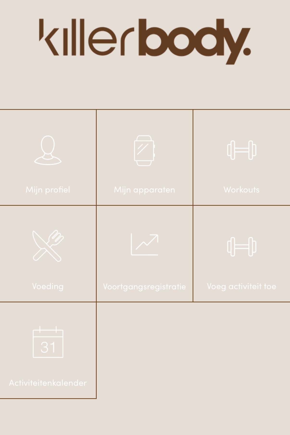 Killerbody food app 