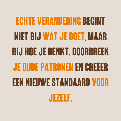 Mindset Coaching 6 weken