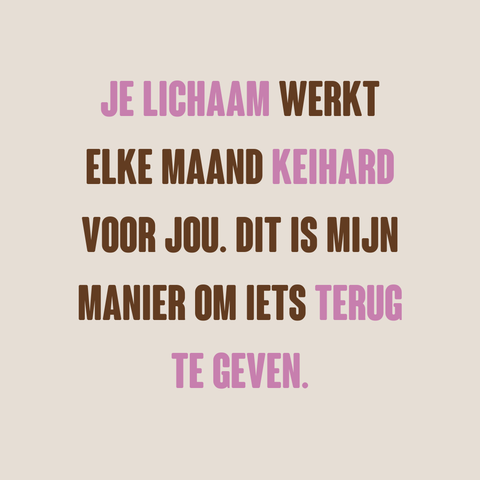 Menstrual cycle support