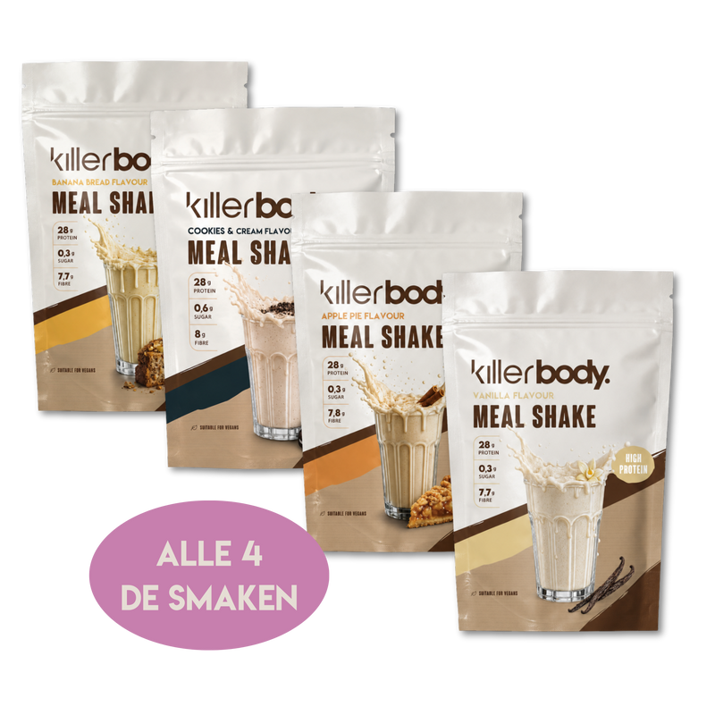 Meal Shake Proefpakket – 4x 500 Gram